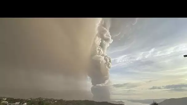 Philippines : les images impressionnantes du réveil d'un volcan