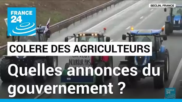 Colère des agriculteurs : quelles annonces le gouvernement pourrait-il faire ? • FRANCE 24