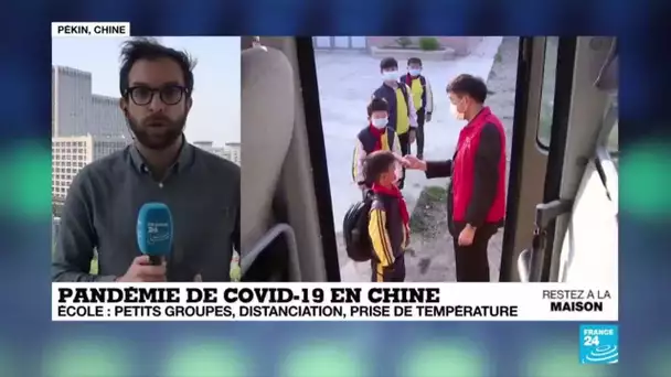 Covid-19 en Chine : Retour à l'école dans une ambiance ultra-sécurisée