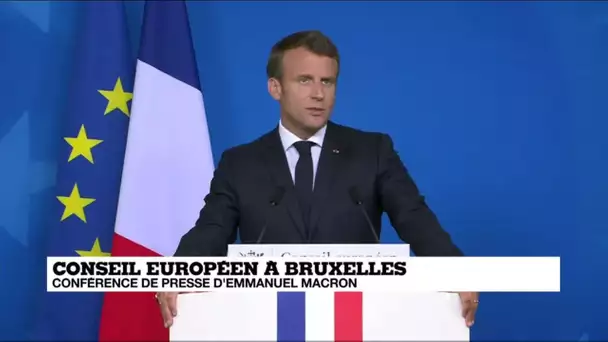 REPLAY - Conférence de presse d'Emmanuel Macron au Conseil européen à Bruxelles