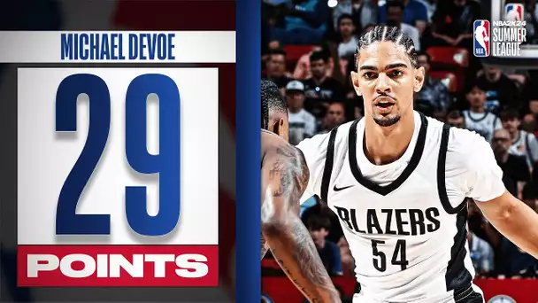 Michael Devoe GOES OFF For 29 Points In Trail Blazers W!