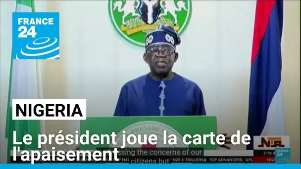 "Je comprends la douleur et la frustration qui motivent ces manifestations", affirme Bola Tinubu