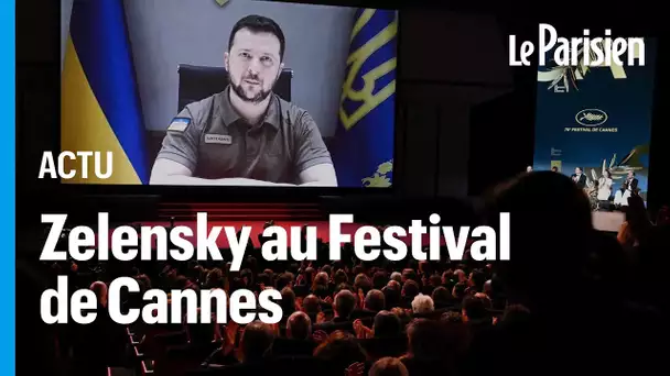 Festival de Cannes : «Le cinéma n'est pas muet», tance Zelensky lors de la cérémonie d'ouvertur