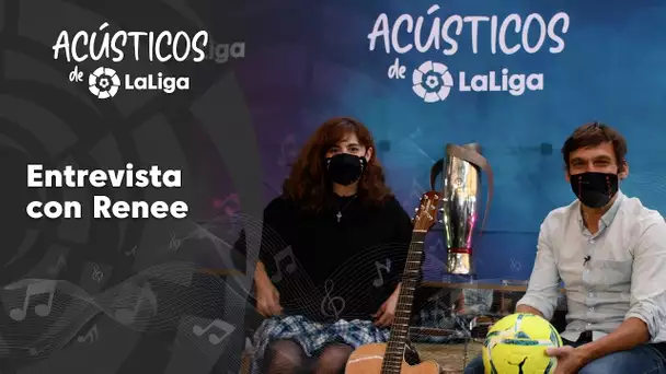 Entrevista a Renee en los Acústicos de LaLiga