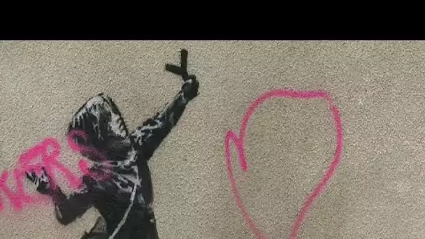 Un nouveau Banksy réalisé à Bristol pour la Saint-Valentin vandalisé