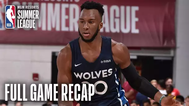 CAVALIERS vs TIMBERWOLVES | Balanced Effort Leads MIN | MGM Resorts NBA Summer League