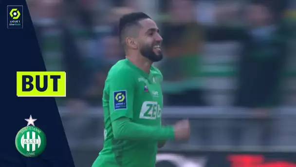 But Ryad BOUDEBOUZ (4' - ASSE) AS SAINT-ÉTIENNE - RC STRASBOURG ALSACE (2-2) 21/22