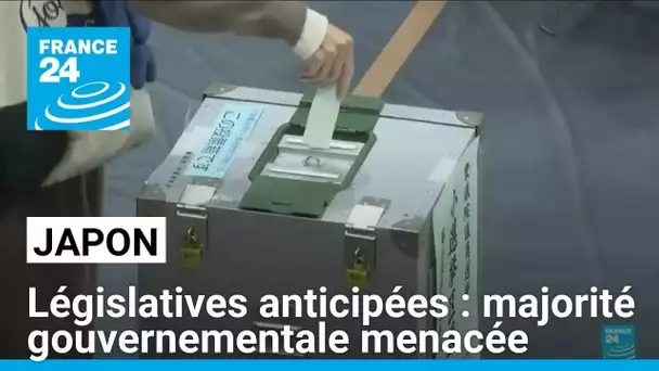 Législatives anticipées au Japon : la majorité gouvernementale menacée • FRANCE 24