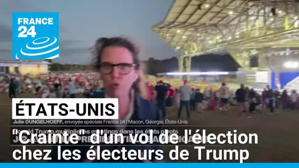 États-Unis : il y a une "crainte" d'un vol de l'élection chez les électeurs de Trump