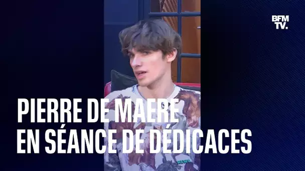 On a suivi Pierre de Maere en séance de dédicaces