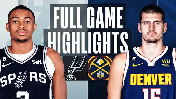 SPURS at NUGGETS | NBA FULL GAME HIGHLIGHTS | November 5, 2022