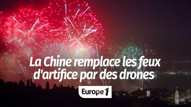 En Chine, les feux d'artifice remplacés par des drones lumineux