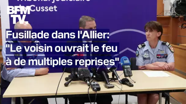 Fusillade dans l'Allier: la conférence de presse du procureur en intégralité