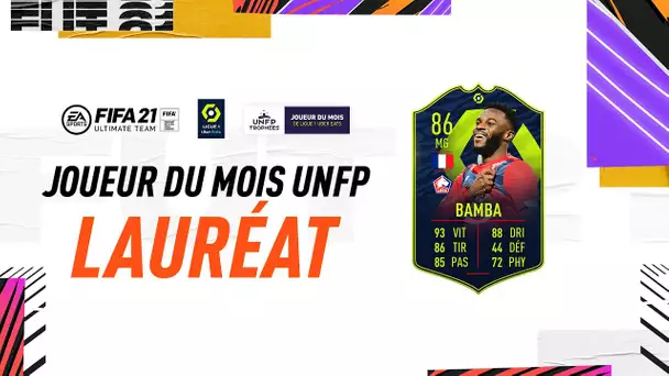 Jonathan Bamba est élu Trophée UNFP du Joueur du Mois d'octobre ! #FUT21 | #POTM