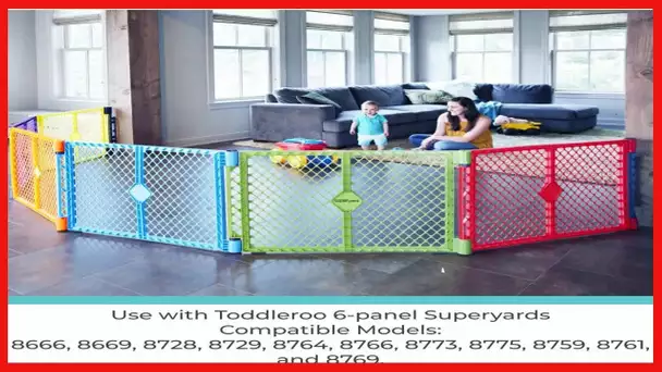 Toddleroo by North States Superyard Wall Mount Kit, Made in USA: Compatible with Superyard Classic,