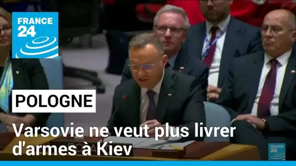 La Pologne ne veut plus livrer d'armes à l'Ukraine, en plein conflit sur les céréales