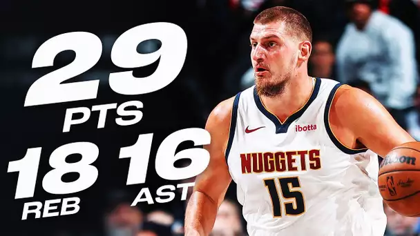 Nikola Jokić Records 29-PT TRIPLE-DOUBLE In Brooklyn | October 29, 2024