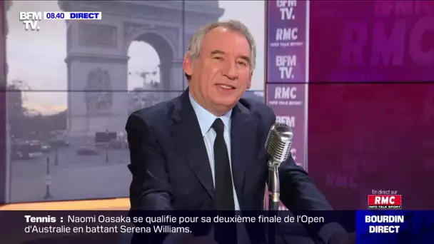 François Bayrou face à Jean-Jacques Bourdin en direct