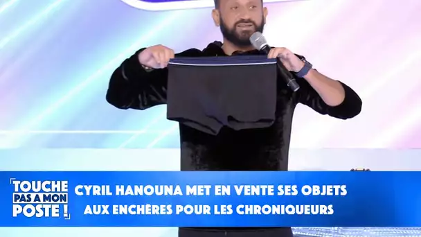 Cyril Hanouna met en vente ses objets aux enchères pour les chroniqueurs !