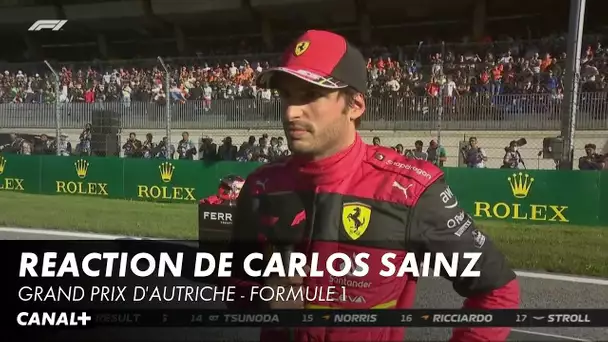 Réaction de Carlos Sainz - Grand Prix d'Autriche - F1