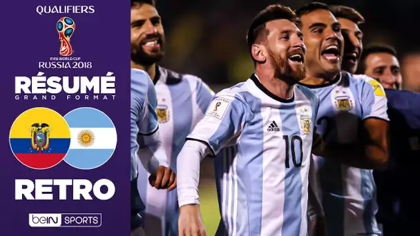 Résumé Rétro : D'un triplé héroïque, Messi envoie l'Argentine au mondial