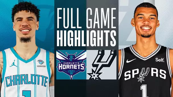 HORNETS at SPURS | FULL GAME HIGHLIGHTS | January 12, 2024