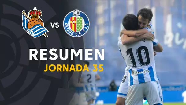 Resumen de Real Sociedad vs Getafe CF (2-1)