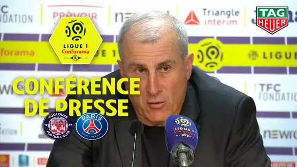 Conférence de presse Toulouse FC - Paris Saint-Germain ( 0-1 )  / 2018-19