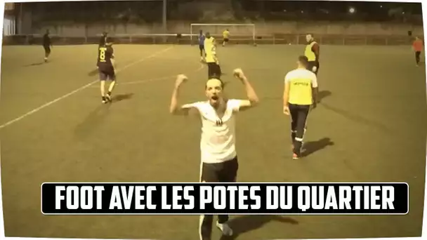 FOOT IRL AVEC LES POTES DU QUARTIER - JE MANGE DE SACRÉS COUPS !!