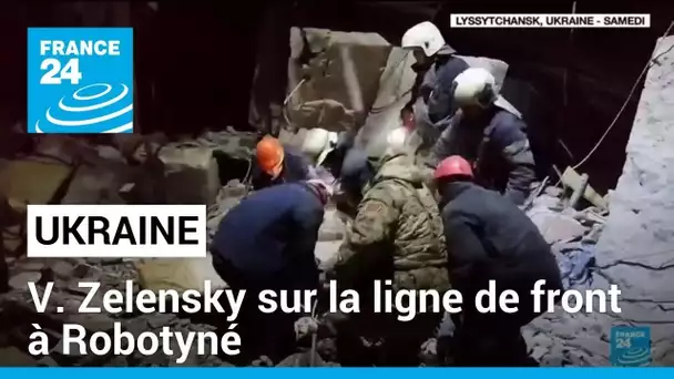 Ukraine : V. Zelensky sur la ligne de front • FRANCE 24