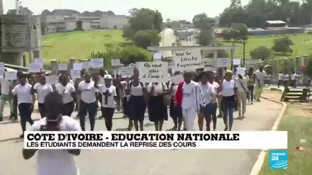 Côte d&#039;Ivoire : les étudiants demandent la reprise des cours