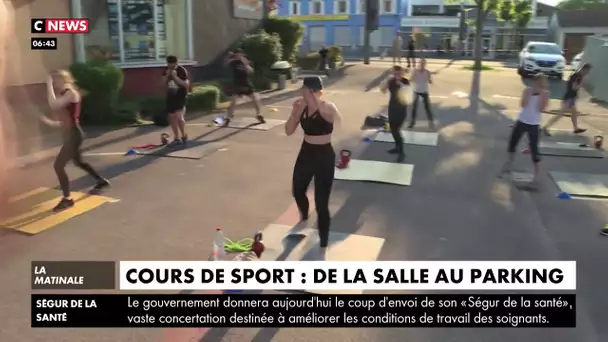 Cours de sport : de la salle au parking