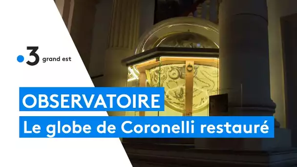 Observatoire de Strasbourg : le globe de Coronelli restauré