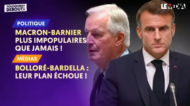 MACRON - BARNIER : PLUS IMPOPULAIRES QUE JAMAIS ! / "ON MEURT AUX URGENCES" : LES SOIGNANTS EN GRÈVE