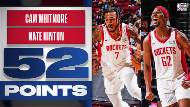 Cam Whitmore (25 PTS) & Nate Hinton (27 PTS) Combine For 52 Points In The Summer League Semifinal W!