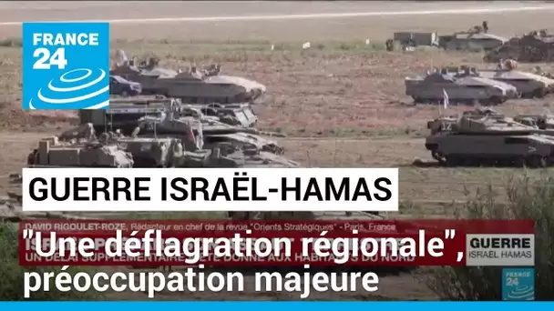 Israël-Hamas : "Une déflagration régionale", préoccupation majeure de nombreuses chancelleries