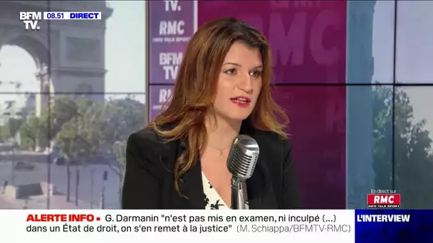 Marlène Schiappa sur l'affaire Darmanin: "Pourquoi aurai-je des états d'âmes?"