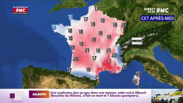 Votre météo du lundi 2 mai 2022