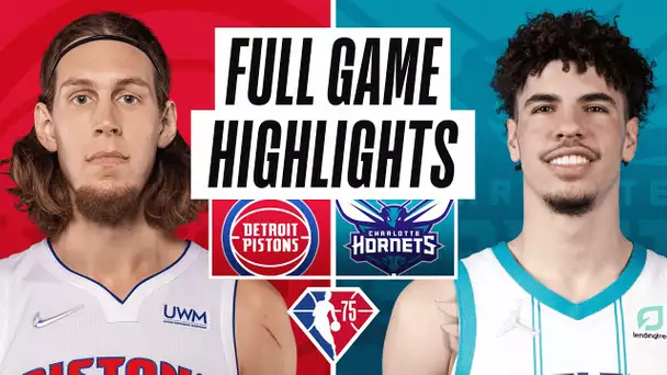 PISTONS at HORNETS | FULL GAME HIGHLIGHTS | February 27, 2022