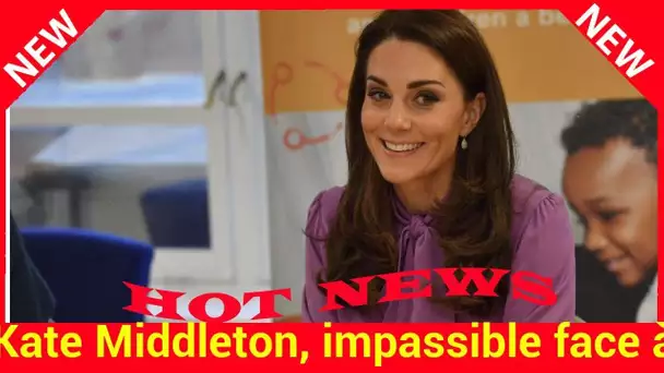 Kate Middleton, impassible face à des jumelles infernales