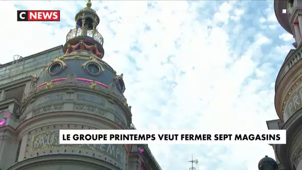 Le groupe Printemps veut fermer sept magasins