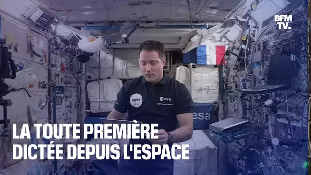 La toute première dictée organisé, lue par Thomas Pesquet, depuis l'espace se déroulera ce dimanche