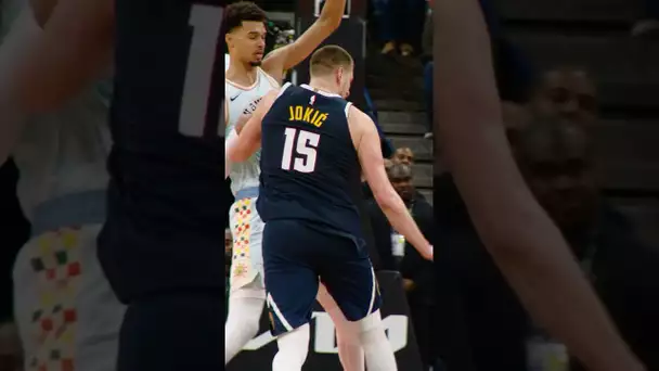 Jokić with the TOUGH bucket against Wemby in PHANTOM