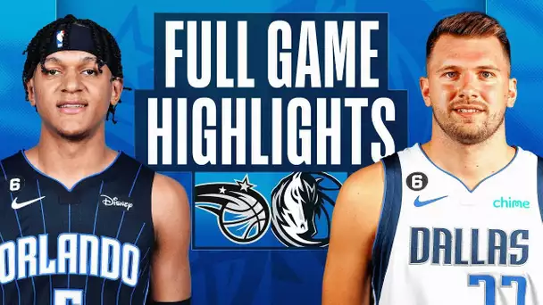 MAGIC at MAVERICKS | NBA FULL GAME HIGHLIGHTS | October 30, 2022