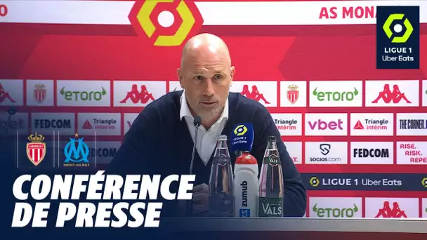 Conférence de presse AS MONACO - OLYMPIQUE DE MARSEILLE (2-3)  / 2022/2023