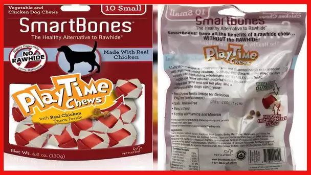 SmartBones DoubleTime Rolls and Playtime Chews, Treat Your Dog to a Rawahide-Free Chew