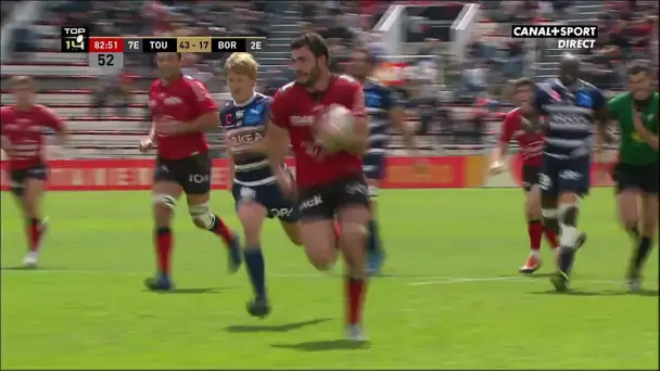 Top 14 - 23ème Journée - Toulon / UBB : L'essai d'Ollivon face à l'UBB