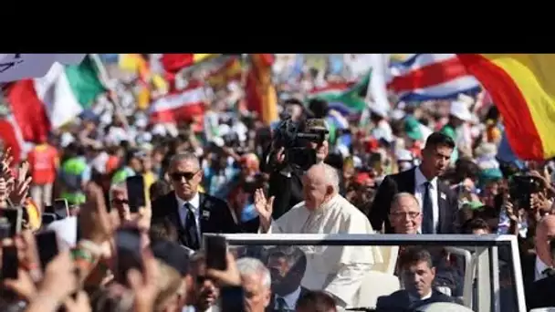 «C'était vraiment quelque chose de voir ça» : aux JMJ, le Pape, l'idole des jeunes catholiques