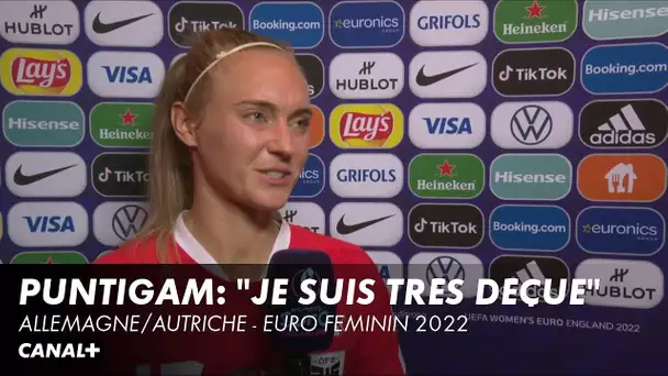 Réaction de Sarah Puntigam - Euro Féminin 2022