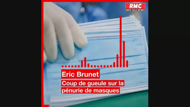 Enorme coup de gueule d'Eric Brunet  "Pas de masques pour le personnel soignant, c'est à CHIALER !"